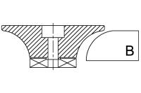 Профильная фреза сегментная гранит B20 #0 Профильная фреза сегментная гранит B20 #0