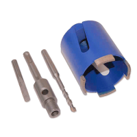 АЛМАЗНАЯ КОРОНКА БЕЗУДАРНАЯ ДЛЯ ПЕРФОРАТОРА SDS-PLUS 65мм АЛМАЗНАЯ КОРОНКА БЕЗУДАРНАЯ ДЛЯ ПЕРФОРАТОРА SDS-PLUS 65мм